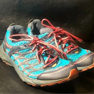 Merrell Navy Women Aqua Blue Black Sneakers Size 7